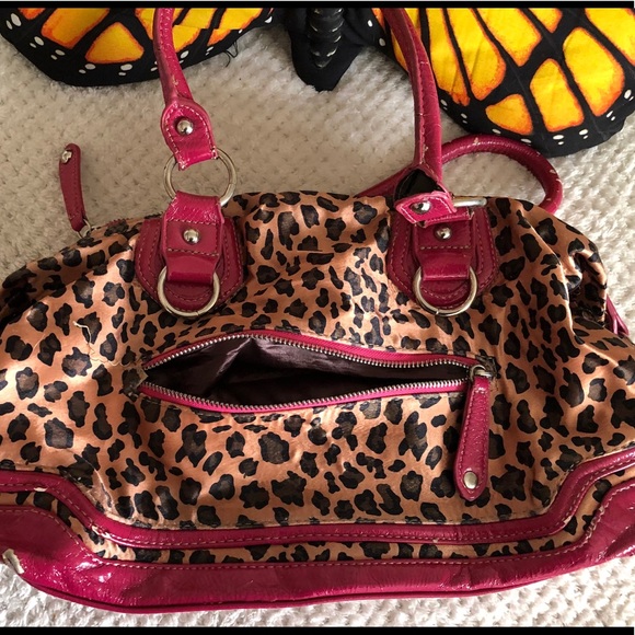 Pink and leopard purse - Picture 2 of 3